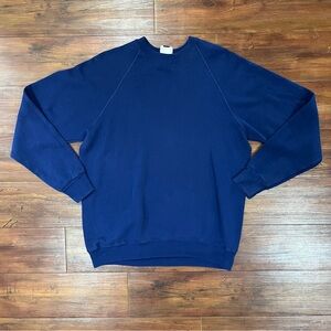 Vintage Made in USA Lee Blank Crewneck Sweatshirt Size XL